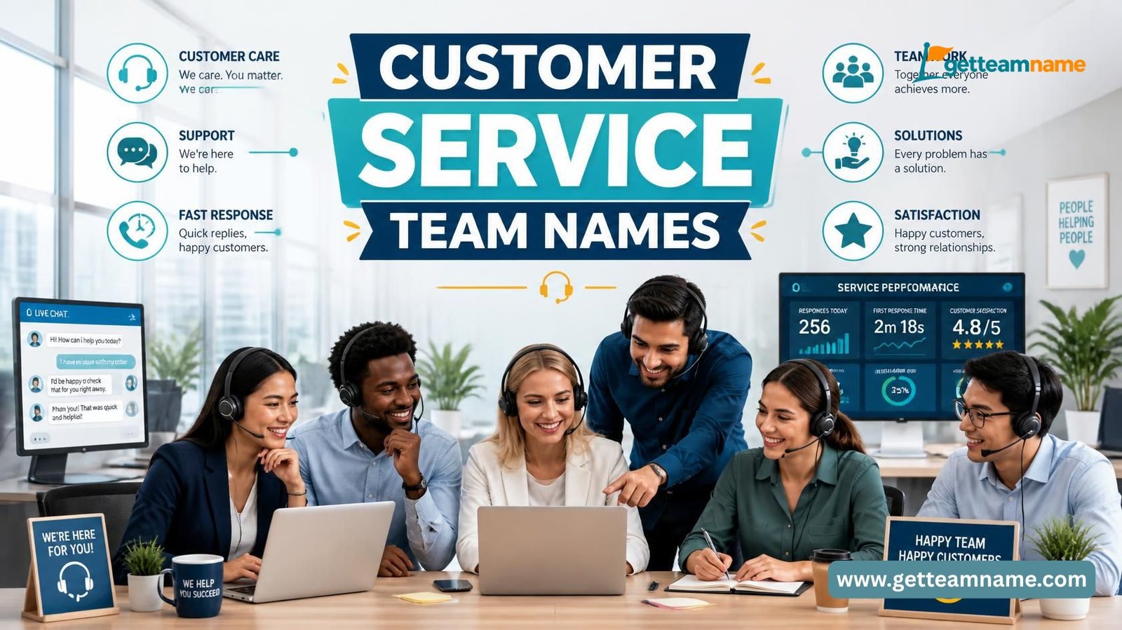 customer service team names